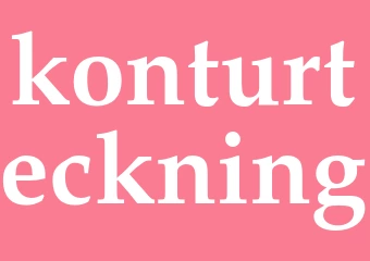 Synonym konturteckning