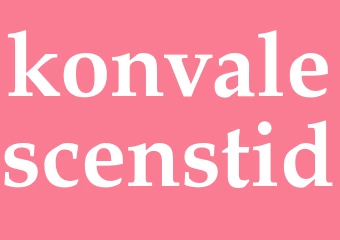 Synonym konvalescenstid