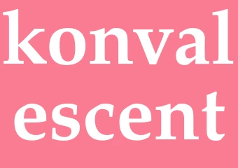 Synonym konvalescent