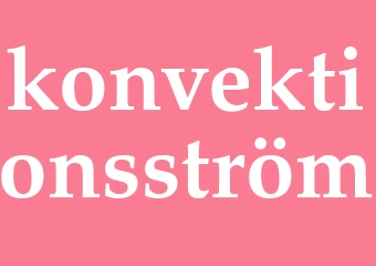 Synonym konvektionsström