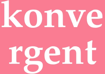 Synonym konvergent