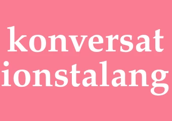 Synonym konversationstalang