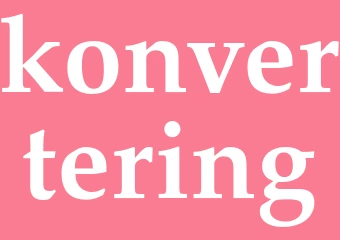 Synonym konvertering