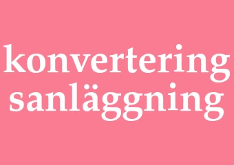 Synonym konverteringsanläggning