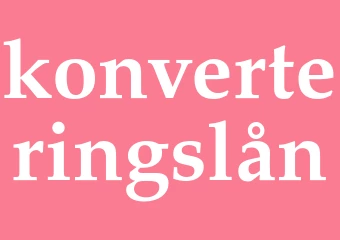 Synonym konverteringslån