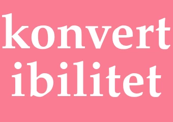 Synonym konvertibilitet