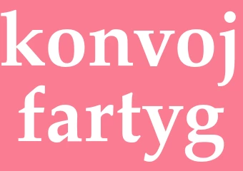 Synonym konvojfartyg