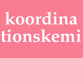 Synonym koordinationskemi