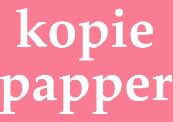 Synonym kopiepapper