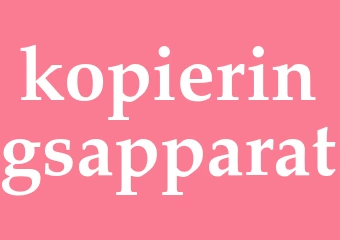 Synonym kopieringsapparat