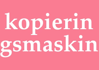 Synonym kopieringsmaskin