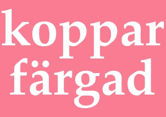 Synonym kopparfärgad
