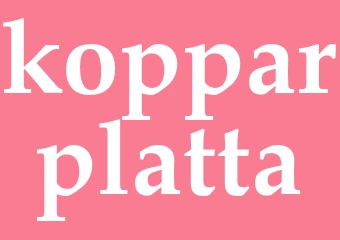 Synonym kopparplatta