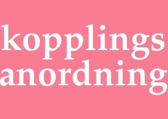 Synonym kopplingsanordning