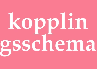 Synonym kopplingsschema