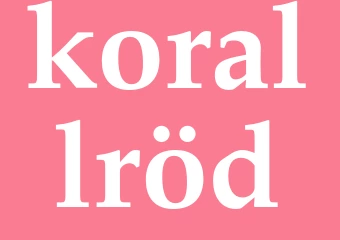 Synonym korallröd