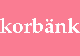 Synonym korbänk