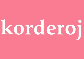 Synonym korderoj