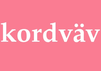 Synonym kordväv