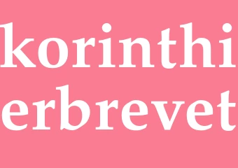 Synonym korinthierbrevet