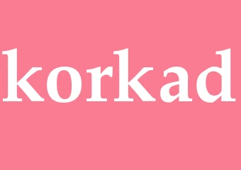 Synonym korkad