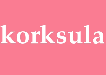 Synonym korksula
