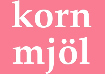 Synonym kornmjöl