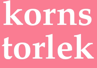 Synonym kornstorlek