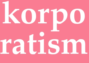 Synonym korporatism