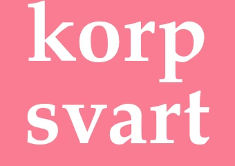 Synonym korpsvart