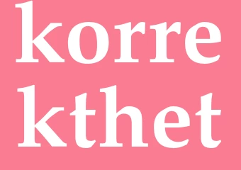 Synonym korrekthet