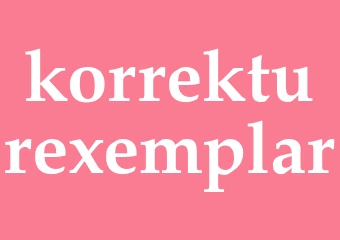 Synonym korrekturexemplar