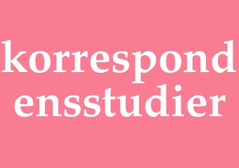 Synonym korrespondensstudier