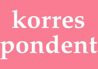 Synonym korrespondent