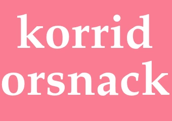 Synonym korridorsnack