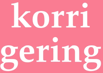 Synonym korrigering