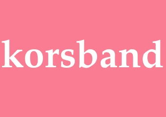 Synonym korsband