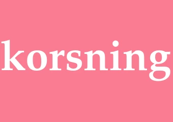 Synonym korsning