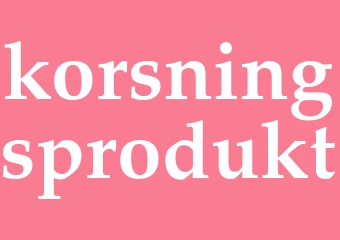 Synonym korsningsprodukt