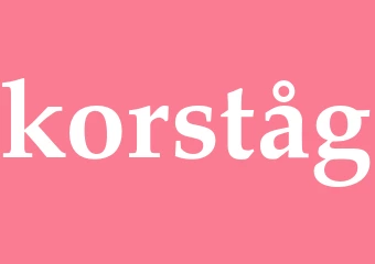 Synonym korståg