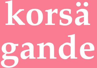 Synonym korsägande