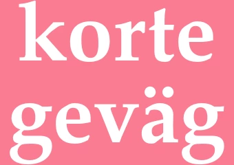 Synonym kortegeväg