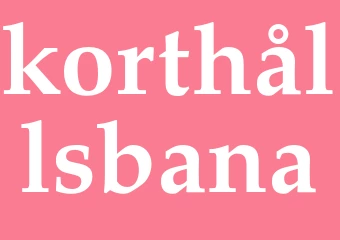 Synonym korthållsbana
