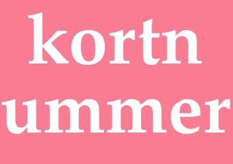 Synonym kortnummer