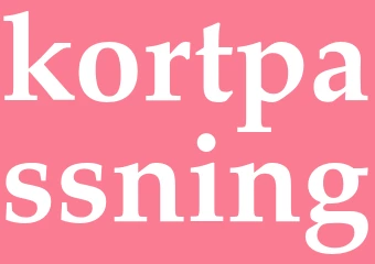 Synonym kortpassning