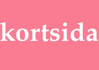 Synonym kortsida
