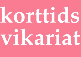 Synonym korttidsvikariat