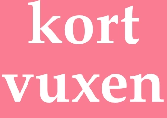 Synonym kortvuxen