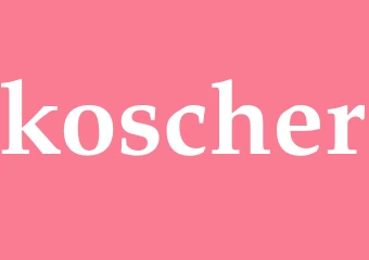 Synonym koscher