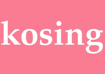 Synonym kosing